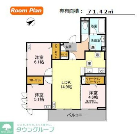 モンステラの物件間取画像